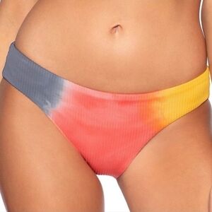 Soluna Full Moon Ribbed Hipster Bikini Bottom Tie Dye NWT Size: Medium